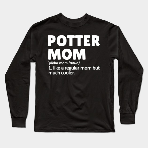 pottery mom Long Sleeve T-Shirt by Mandala Project